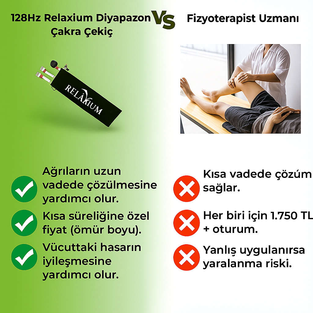128Hz Diyapazon Çakra Çekiç