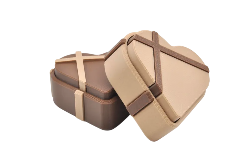 K28 Kalp Şeklinde Hediye Kutusu Anahtarlık - Kimo