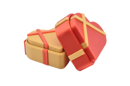 K28 Kalp Şeklinde Hediye Kutusu Anahtarlık - Kimo