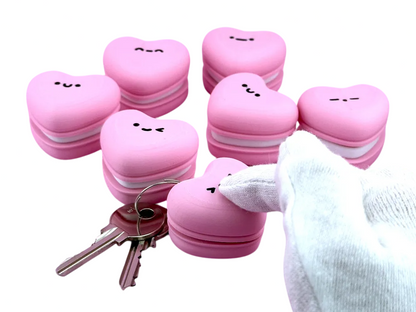 K17 Tatlı Kalp Makaron Anahtarlık - Kimo