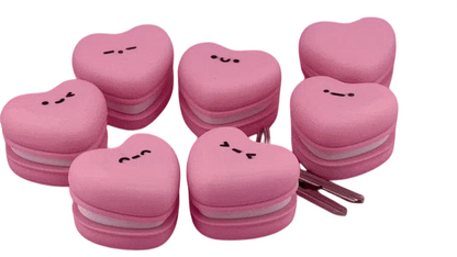 K17 Tatlı Kalp Makaron Anahtarlık - Kimo