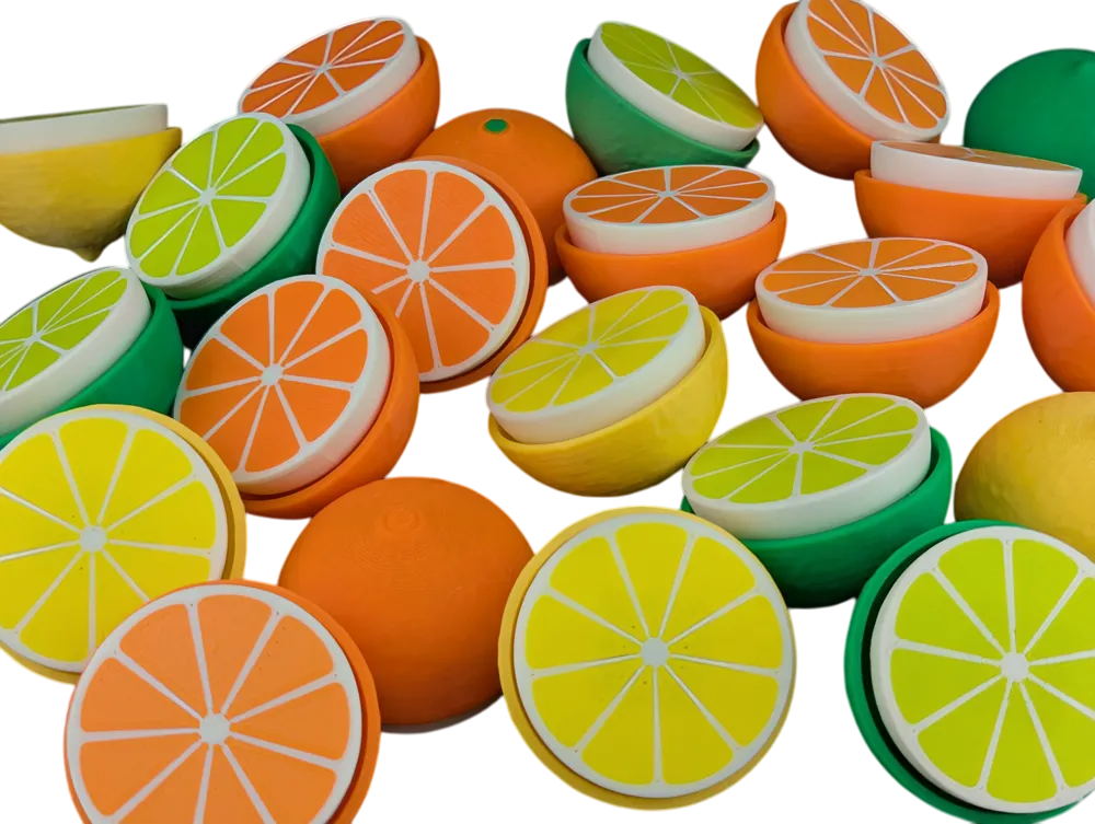 K44 Limon ve Portakal  Anahtarlık - Kimo