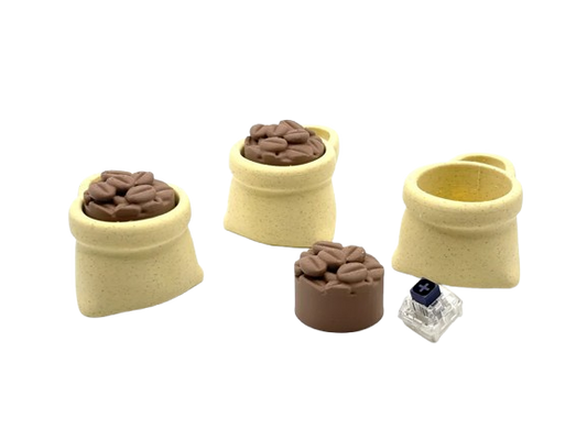 K12 Kahve Çuvalı Anahtarlık - Kimo