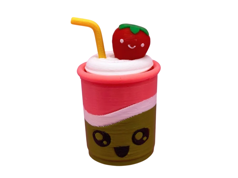 K33 Çilekli Maçha Anahtarlık - Kimo